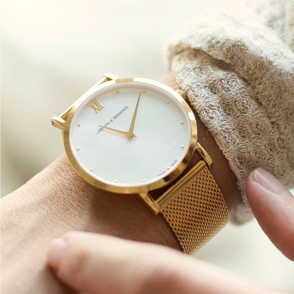 Larsson & Jennings Lugano Milanese 40MM Rose Gold Watch - Picture 4 of 10